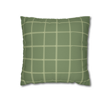 Load image into Gallery viewer, Fall Pillow Covers, Rustic Country Square covers, Country Farmhouse Decor, Pillowcase Set, Sage Green Pumpkin Pillow Covers