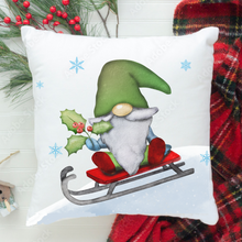 Load image into Gallery viewer, Christmas Pillow Covers, Square Pillow Cover, Country Pillow Covers, Holiday Decor Pillow Cover, Tis The Season, Fun Christmas Pillows
