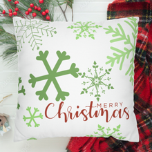 Load image into Gallery viewer, Christmas Pillow Covers, Square Pillow Cover, Country Pillow Covers, Holiday Decor Pillow Cover, Tis The Season, Fun Christmas Pillows