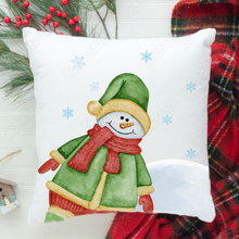 Load image into Gallery viewer, Christmas Pillow Covers, Square Pillow Cover, Country Pillow Covers, Holiday Decor Pillow Cover, Tis The Season, Fun Christmas Pillows