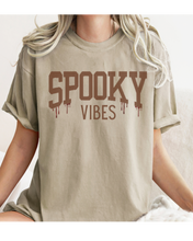 Load image into Gallery viewer, Halloween Spooky Vibes Comfort Colors® T-Shirt Women's Fall Halloween Colors T-Shirt