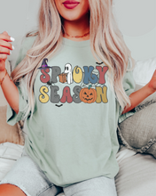 Load image into Gallery viewer, Women's Halloween Spooky Season Comfort Colors® Halloween T-Shirt, Women's Stay Spooky T-Shirt