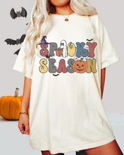 Load image into Gallery viewer, Women's Halloween Spooky Season Comfort Colors® Halloween T-Shirt, Women's Stay Spooky T-Shirt