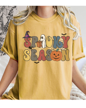 Load image into Gallery viewer, Women's Halloween Spooky Season Comfort Colors® Halloween T-Shirt, Women's Stay Spooky T-Shirt
