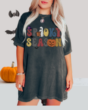 Load image into Gallery viewer, Women's Halloween Spooky Season Comfort Colors® Halloween T-Shirt, Women's Stay Spooky T-Shirt