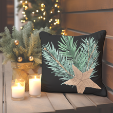 Load image into Gallery viewer, Christmas Pillow Covers, Rustic Country Square Covers, Country Farmhouse Decor, Coordinating Pillow Cover Set, Farmhouse Pillows