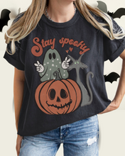 Load image into Gallery viewer, Women's Cute Halloween Comfort Colors® Halloween T-Shirt, Women's Stay Spooky T-Shirt