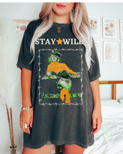 Load image into Gallery viewer, Stay Wild Comfort Colors® Shirt, Trendy Women's T-Shirt, Garment Dyed, Retro Inspired T-Shirt, Bach Party Tee