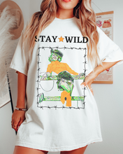 Load image into Gallery viewer, Stay Wild Comfort Colors® Shirt, Trendy Women's T-Shirt, Garment Dyed, Retro Inspired T-Shirt, Bach Party Tee