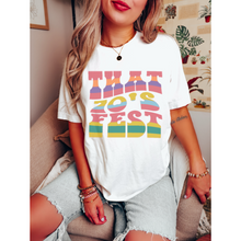 Load image into Gallery viewer, That 70's Fest T-Shirt, Retro Music Festival T-Shirt, Vintage-Inspired Vintage Hippie Design, Trendy Groovy T-Shirt