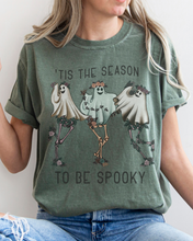 Load image into Gallery viewer, Halloween Comfort Colors® T-Shirt, Tis The Season To Be Spooky Women's Halloween Design Tee, Retro Design T-Shirt