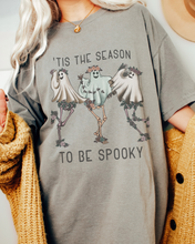 Load image into Gallery viewer, Halloween Comfort Colors® T-Shirt, Tis The Season To Be Spooky Women's Halloween Design Tee, Retro Design T-Shirt