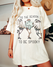Load image into Gallery viewer, Halloween Comfort Colors® T-Shirt, Tis The Season To Be Spooky Women's Halloween Design Tee, Retro Design T-Shirt