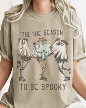 Load image into Gallery viewer, Halloween Comfort Colors® T-Shirt, Tis The Season To Be Spooky Women's Halloween Design Tee, Retro Design T-Shirt