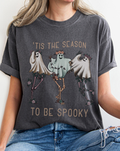 Load image into Gallery viewer, Halloween Comfort Colors® T-Shirt, Tis The Season To Be Spooky Women's Halloween Design Tee, Retro Design T-Shirt