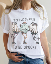 Load image into Gallery viewer, Halloween Comfort Colors® T-Shirt, Tis The Season To Be Spooky Women's Halloween Design Tee, Retro Design T-Shirt
