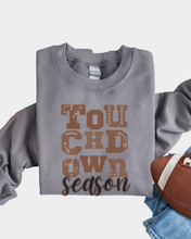 Load image into Gallery viewer, Women's Touchdown Season Crewneck Sweatshirt, Cute Football Season Mom Pullover