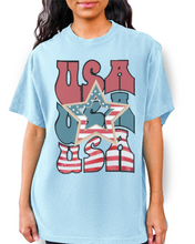 Load image into Gallery viewer, USA 4th of July Comfort Colors® Shirt, Trendy Women's T-Shirt, Garment Dyed, Retro Inspired T-Shirt