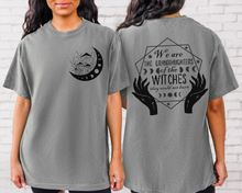 Load image into Gallery viewer, We Are the Granddaughters Halloween Comfort Colors® Front and Back Design T-Shirt, Women's Shirt