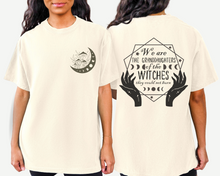 Load image into Gallery viewer, We Are the Granddaughters Halloween Comfort Colors® Front and Back Design T-Shirt, Women's Shirt