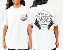 Load image into Gallery viewer, We Are the Granddaughters Halloween Comfort Colors® Front and Back Design T-Shirt, Women's Shirt