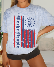 Load image into Gallery viewer, We The People Unisex -Size 4th of July T-Shirt, Comfort Colors Color Blast Garment-Dyed Tee,