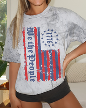 Load image into Gallery viewer, We The People Unisex -Size 4th of July T-Shirt, Comfort Colors Color Blast Garment-Dyed Tee,