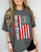 Load image into Gallery viewer, We The People Comfort Colors® Shirt, Trendy 4th Of July T-Shirt, Garment Dyed T-Shirt
