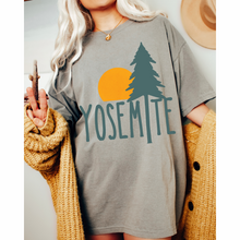 Load image into Gallery viewer, Yosemite Comfort Colors® T-Shirt, T-Shirt Dress, Boho Design, Oversized Print Summer Camping, Hiking, Adventure T-Shirt
