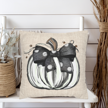 Load image into Gallery viewer, Fall Pillow Covers, Fall Pastel Pumpkins, Country Square Pillow Covers, Pillow Cover Set, Pillowcase Set