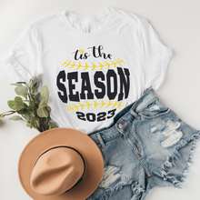 Load image into Gallery viewer, Women's Spring or Summer Tis The Season 2023 Crewneck Sweatshirt Hoodie T-Shirt or Tank Retro Baseball Design Spring Gift for Mom