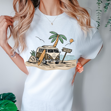 Load image into Gallery viewer, Always Free Shipping! Trendy Comfort Colors® Retro Hippie Beach Van T-shirt, Spring Break or Summer T-Shirt Daytona CityBeach Beach Spring Break T-Shirt