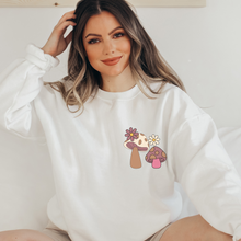 Load image into Gallery viewer, Don't Trip Over What's Behind You Sweatshirt, Retro Positivity Unisex Pullover, Trendy Both Front and Back Designs Shirt, Great Gift