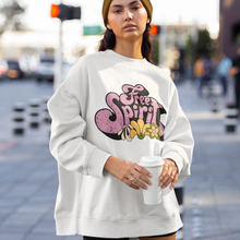 Load image into Gallery viewer, Free Spirit Unisex Heavy Blend™ Crewneck Sweatshirt Vintage, Retro Free Spirit Design Hippie Pullover Choose Front or Back Design