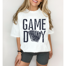 Load image into Gallery viewer, Game Day Comfort Colors® T-Shirt, Spring or Summer Tee, Gift for Mom, Distressed Design Game Day T-Shirt, Baseball T-Shirt