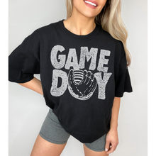 Load image into Gallery viewer, Game Day Comfort Colors® T-Shirt, Spring or Summer Tee, Gift for Mom, Distressed Design Game Day T-Shirt, Baseball T-Shirt