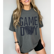 Load image into Gallery viewer, Game Day Comfort Colors® T-Shirt, Spring or Summer Tee, Gift for Mom, Distressed Design Game Day T-Shirt, Baseball T-Shirt