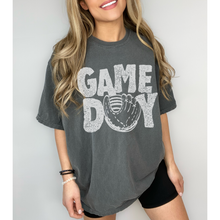 Load image into Gallery viewer, Game Day Comfort Colors® T-Shirt, Spring or Summer Tee, Gift for Mom, Distressed Design Game Day T-Shirt, Baseball T-Shirt