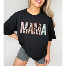 Load image into Gallery viewer, Girl Mama Comfort Colors® T-Shirt, Mother's Day Gift, Gift for Mom, Pastel Flower Letters T-Shirt in Six Spring Colors, Garment Dyed T-Shirt