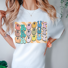Load image into Gallery viewer, Trendy Seventies Tee, 70's Groovy Comfort Colors® T-shirt, Spring1970's Retro Design T-Shirt in Six Colors, Trendy Summer Tee