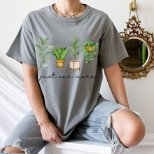 Load image into Gallery viewer, Just One More Houseplant Unisex Comfort Colors® T-shirt, Women's Funny T-Shirt, Mother's Day Gift, Gift for a Mom, Spring Plant T-Shirt