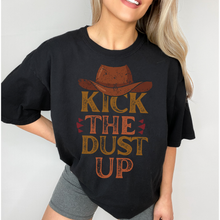 Load image into Gallery viewer, Kick the Dust Up Comfort Colors® T-Shirt, Spring or Summer Tee, Gift for Mom, Retro-Inspired T-Shirt, Country Music Festival T-Shirt