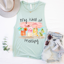 Load image into Gallery viewer, Spring or Summer Tank Top, My Kind Of Therapy Tank, Mother's Day Gift for Mom, Spring Break Tank