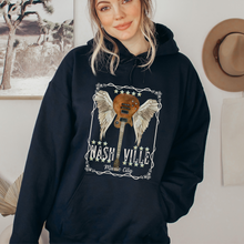 Load image into Gallery viewer, Nashville Music City Unisex Heavy Blend™ Hoodie or Crewneck Sweatshirt Women's or Men's Unisex-Size Guitar Shirt in black