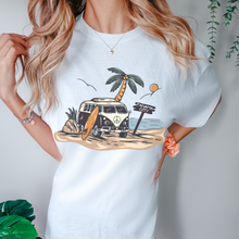 Load image into Gallery viewer, Always Free Shipping! Trendy Comfort Colors® Retro Hippie Beach Van T-shirt, Spring Break or Summer T-Shirt Panama CityBeach Beach Spring Break T-Shirt