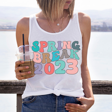 Load image into Gallery viewer, Free Shipping, Spring Break 2023 Women's Ideal Slim Fit Racerback Tank, Tahiti Blue or Mint, Spring or Summer Tank