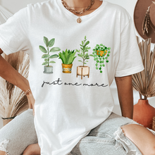 Load image into Gallery viewer, Just One More Houseplant Crewneck Shirt Women's sweatshirt Unisex House Plants sweatshirt fall White, Sand or Ash