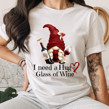 Load image into Gallery viewer, Women's Valentine's I Need a Huge Glass of Wine Funny Crewneck Sweatshirt Unisex Cozy Gildan Valentine's Day Pullover or T-Shirt