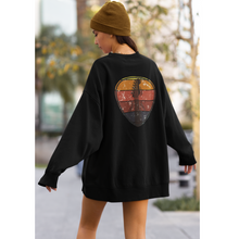 Load image into Gallery viewer, Guitar Pick Unisex Heavy Blend™ Crewneck Sweatshirt Front or Back Design Distressed Guitar Neck Design, Trendy Music Pullover
