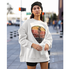 Load image into Gallery viewer, Guitar Pick Unisex Heavy Blend™ Crewneck Sweatshirt Front or Back Design Distressed Guitar Neck Design, Trendy Music Pullover